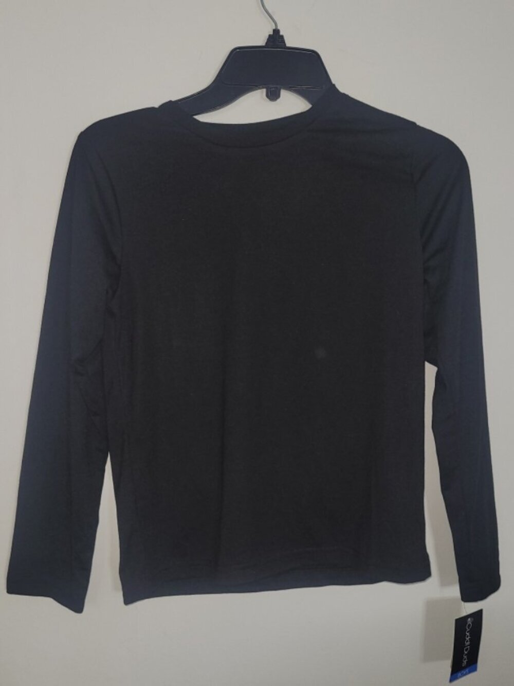 Cuddl Duds boys' Black Crew Neck Shirt
